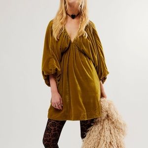 Free People Portia Velvet Mini